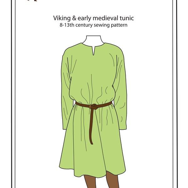 DIGITAL Viking tunic sewing pattern