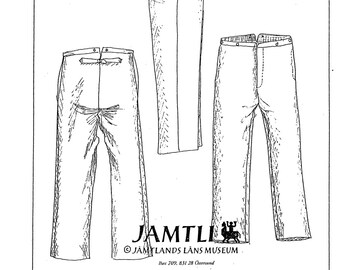 Sewing Pattern Jamtli- Pants 1895