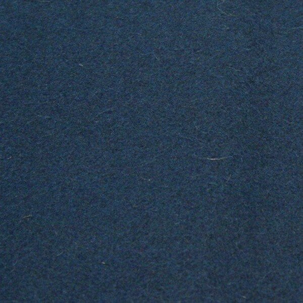 Melton, felted wool fabric - petrol blue