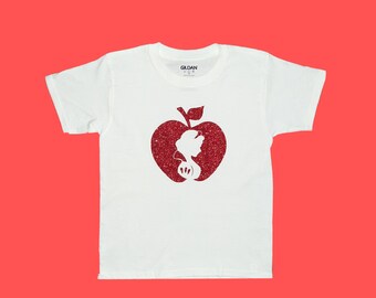 Children's sparkle red apple princess