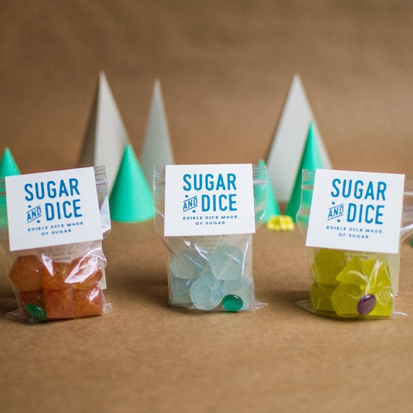 Polyhedral Sugar Dice Set