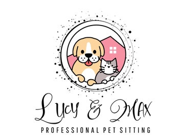 Pet Sitting Logo Etsy