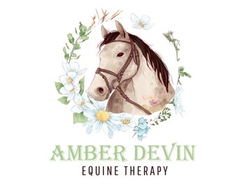 Flowers and Horses Print Design Therapist Bag