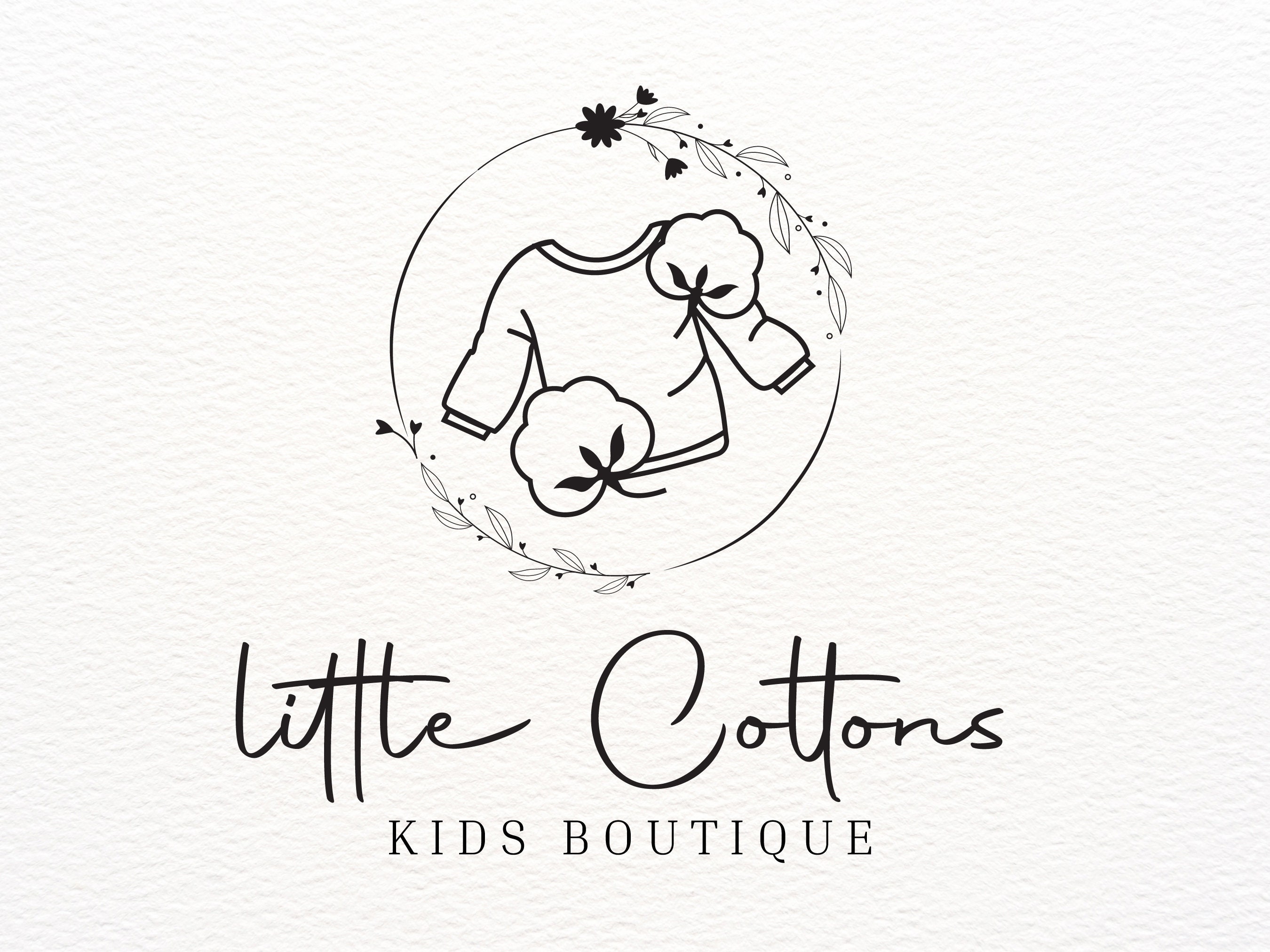 Children's Boutique Logo, Kids Clothes Hanger Logo Design, Clothing Logo  Branding, Baby Boutique Logo, Babies Clothing Consignment Shop