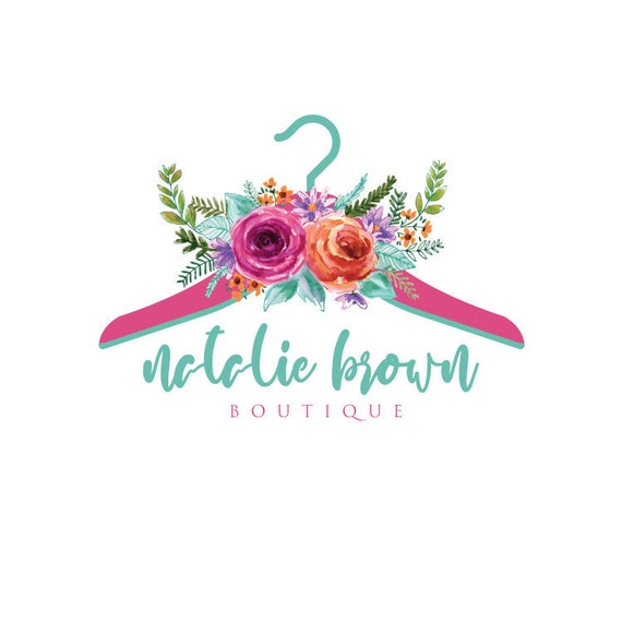 Hanger Logo Design Premade Clothes Hanger Logo Tailor Logo Etsy