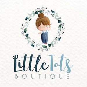Two Girls Logo Design Sisters Children's Boutique Kids -  Portugal
