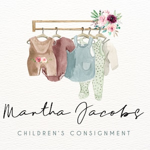 Clothing Store Logo Consignment Shop Clothes Logo Boutique 