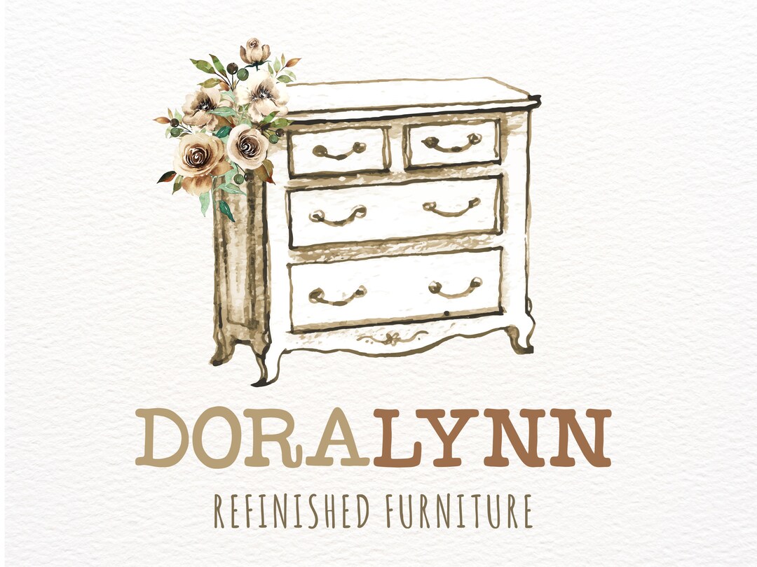 Vintage Painting Logo, Painter Logo, Distressed, Refurbished Furniture