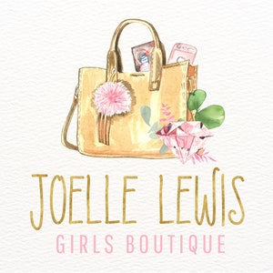 Logotipo de tienda de niñas, logotipo de cartera, diamante, teléfono celular, logotipo de bolso de mano, logotipo de cartera, rosa, logotipos de tiendas Etsy, logotipo comercial, logotipo personalizado