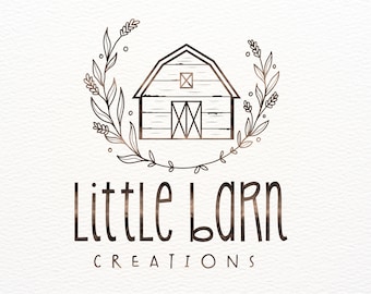Barn Logo, Minimalist Logo, Farmhouse Logo, Hand Drawn Barn, Farm Logo, Rustic Logo, Vintage Logo, Boutique Logo, Craft Logo, Branding, Png