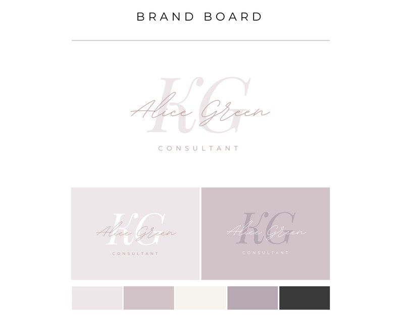 Canva Logo Templates Bundle DIY Instant Download Brand Set - Etsy