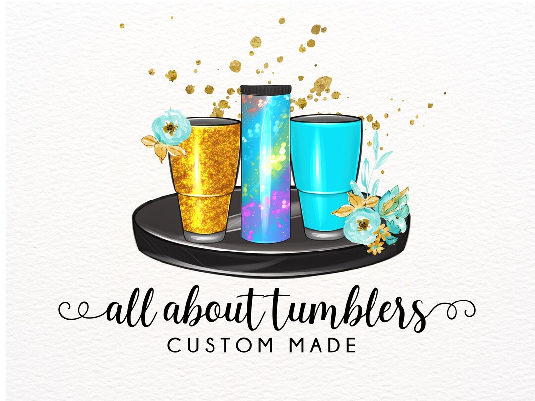 Tumbler Maker Logo Crafting Business Logo Travel Mug Logo Etsy