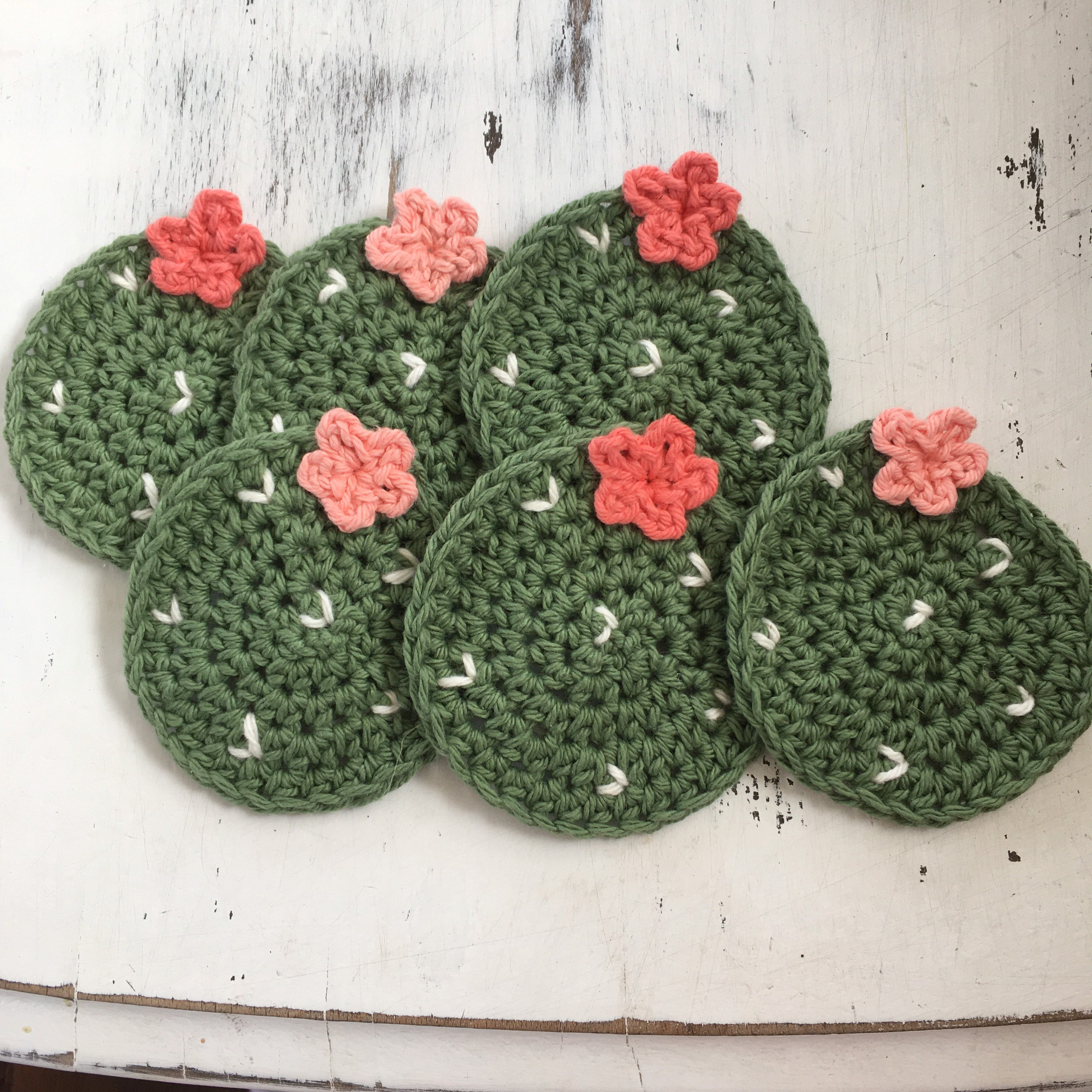 39 Free and Paid Crochet Cactus Patterns You’ll Want To Try 36 Cactus coaster Pattern crochet pattern for succulent