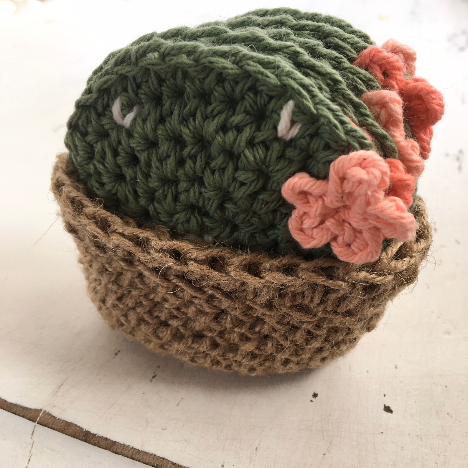 Cactus coaster PATTERN crochet pattern for succulent coasters Etsy