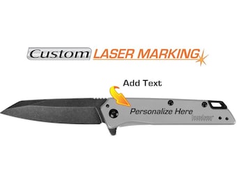 Kershaw Misdirect Knife  - Custom Laser Engraved - Makes a great Personalized Gift!