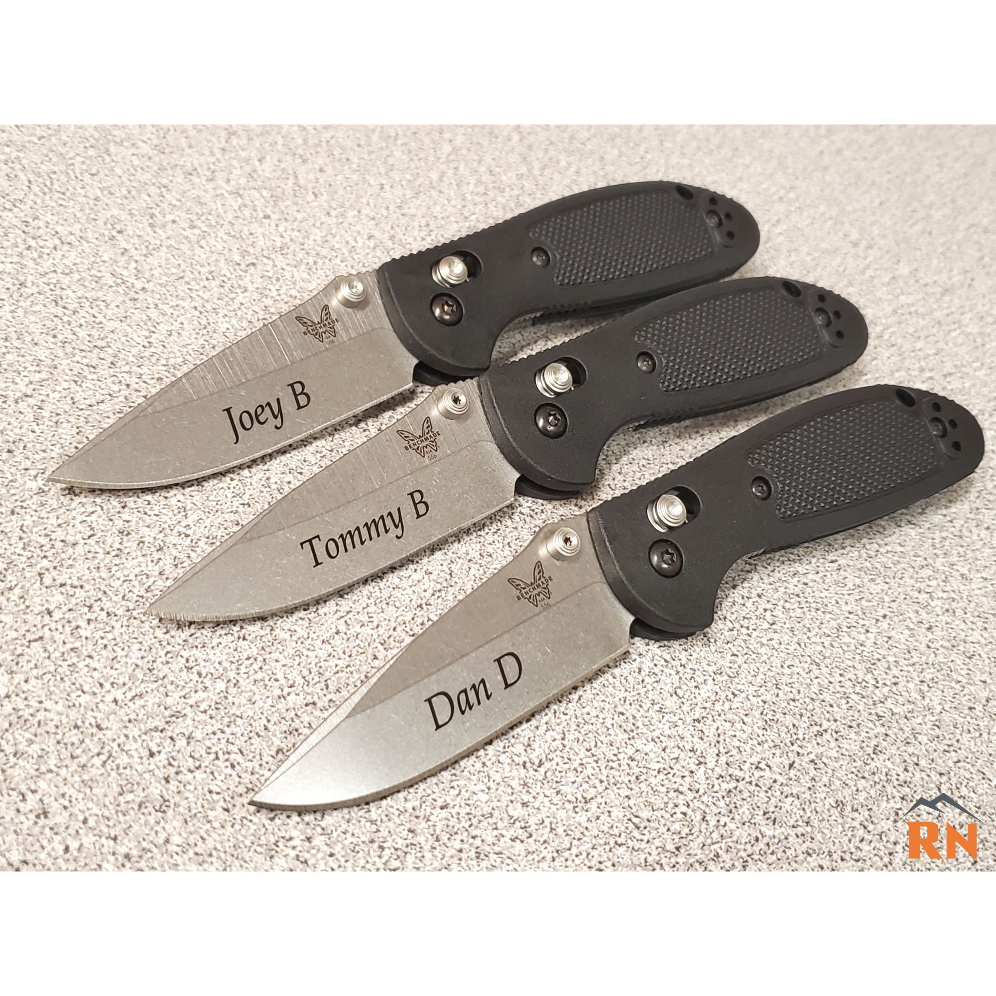 Custome scales, handles for Benchmade Mini Griptilian 556 knife Model - MINI  CF