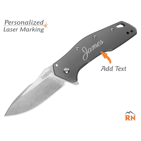 Kershaw Eris Knife Custom Laser Engraved -  Makes the Perfect Personalized Gift!