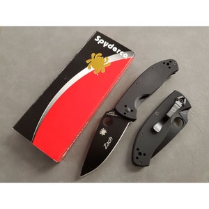 Spyderco Tenacious G-10 Knife Custom Laser Engraved - Makes a great personalized gift!
