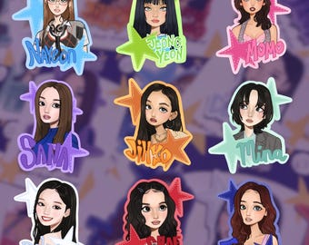 TWICE - member K-pop individual stickers