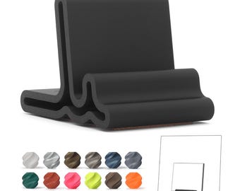 Modern 3D Printed Vinyl Record Stand – Album Display with Cork Base