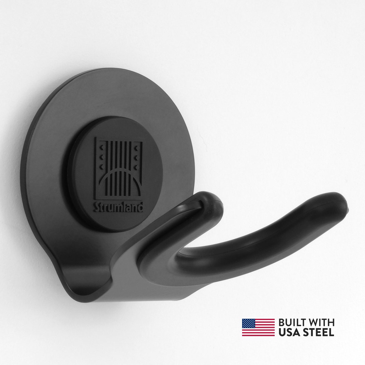 Guitar Wall Mount – Premium Guitar Hanger, USA-Made Steel, Swiveling Fit for Acoustic & Electric Guitars, Modern Studio Display | Strumland