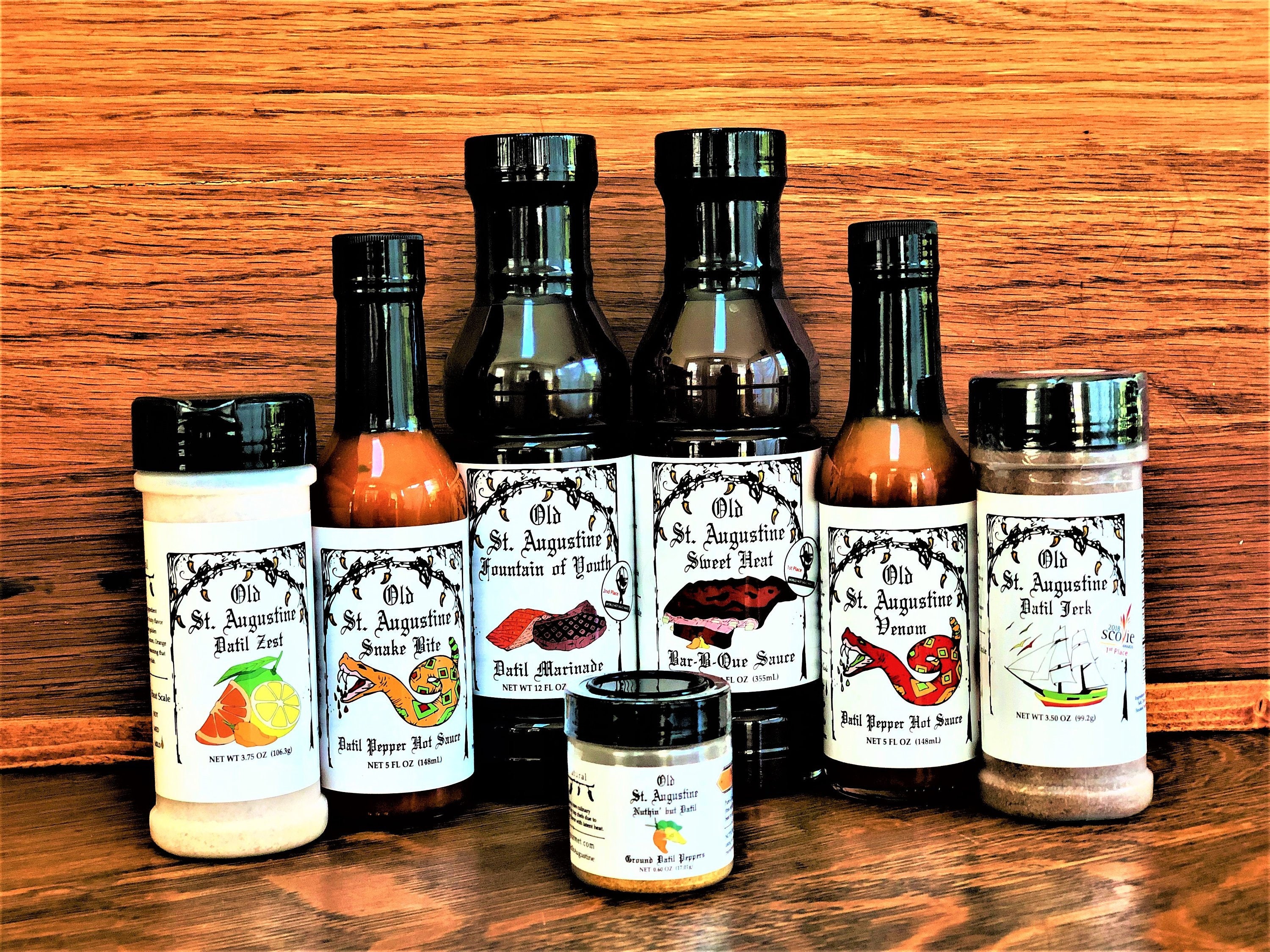 Hot Sauce gift box Hot Sauce BBQ Sauce Marinade not as hot Etsy