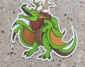 Windborne Velocidrake • World of Warcraft Dragonflight matte vinyl sticker