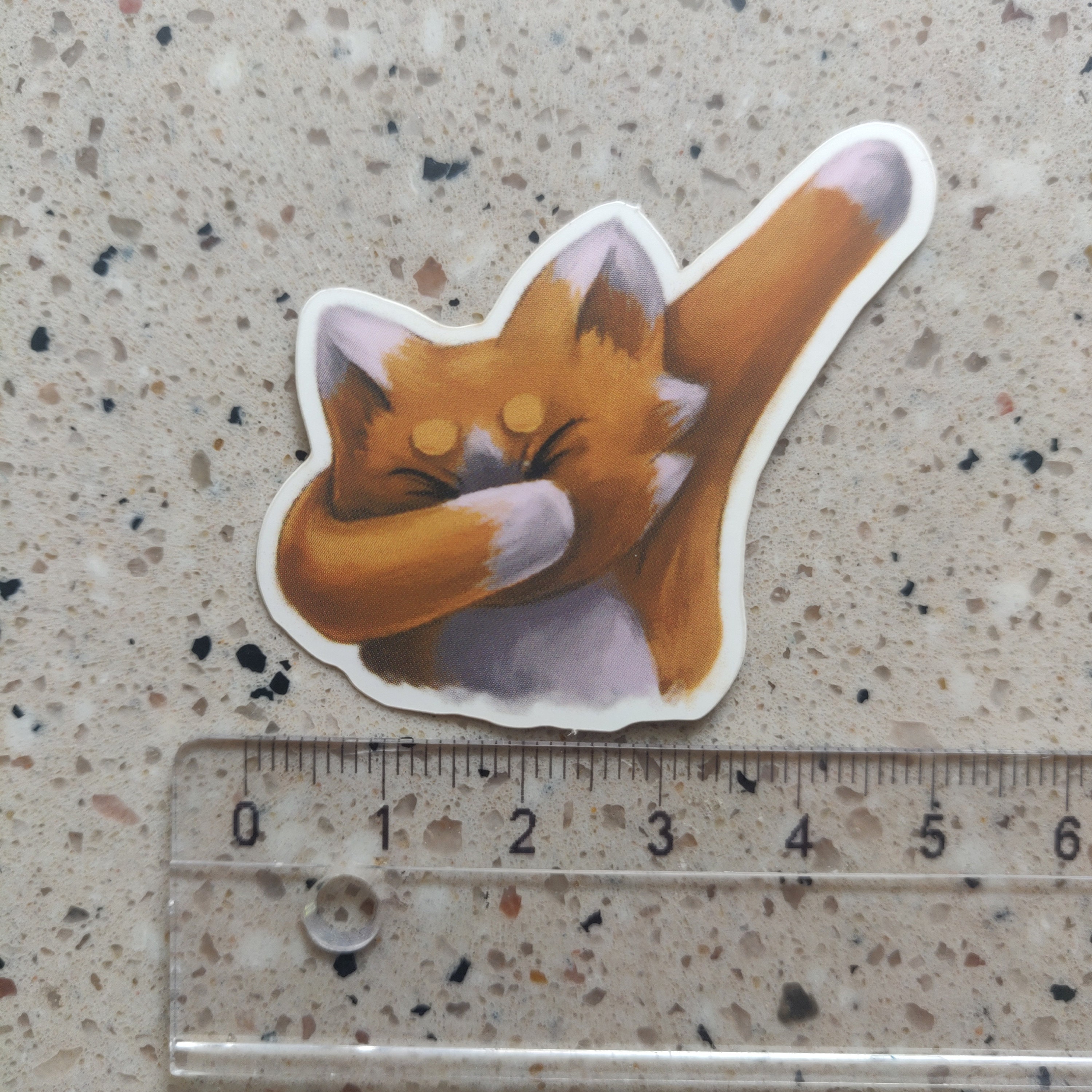 Dab Sticker Dab • Cat Emote Matte Vinyl Sticker - Etsy