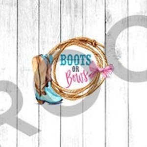 Boots and Bows files for party favors
