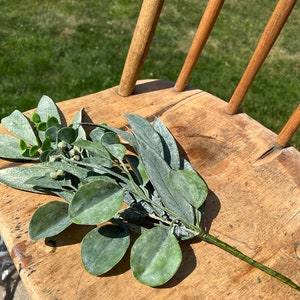 Tiered Tray Greenery Decor / Eucalyptus Greenery Decor / Farmhouse Tray Decor / Dough Bowl Filler Decor / Tiered Tray Bundle