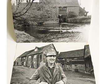 Grange Mill Leighton Buzzard Two Original Photographs Hemel Hempstead Evening Post-Echo 1972, 1979 Signed