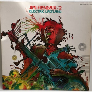 Jimi Hendrix Experience Electric Ladyland Double Album Covers Illustrated by Philippe Druillet Gatefold Sleeve Barclay France 1975