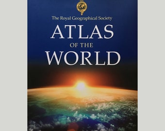 Philip's Atlas of the World Hardcover Revised Updated Large Scale Maps Satellite Images Gazetteer of Nations Octopus Publishing Hachette UK