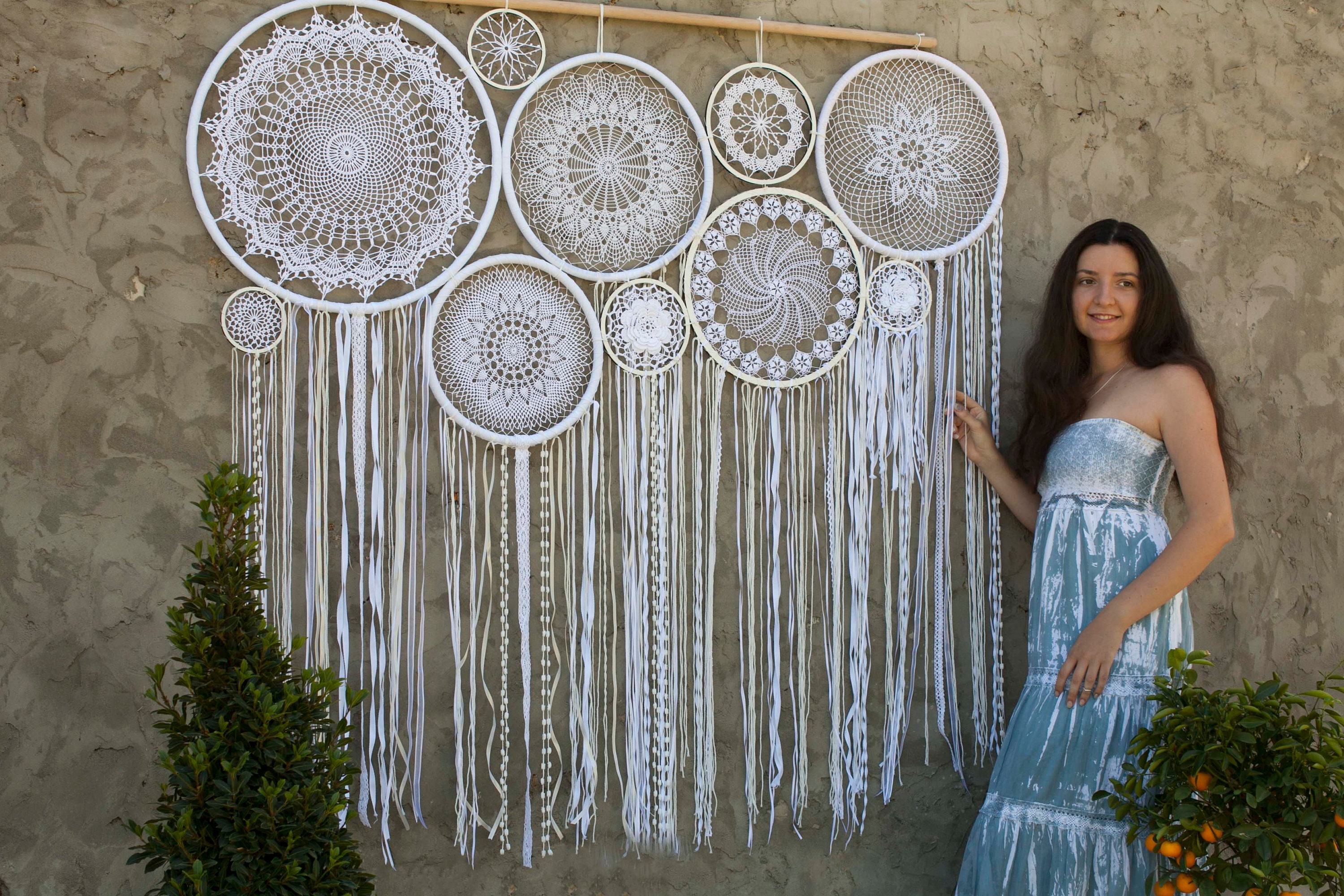 Dreamcatcher Backdrop Dream Catcher Wall Hanging Wedding Etsy