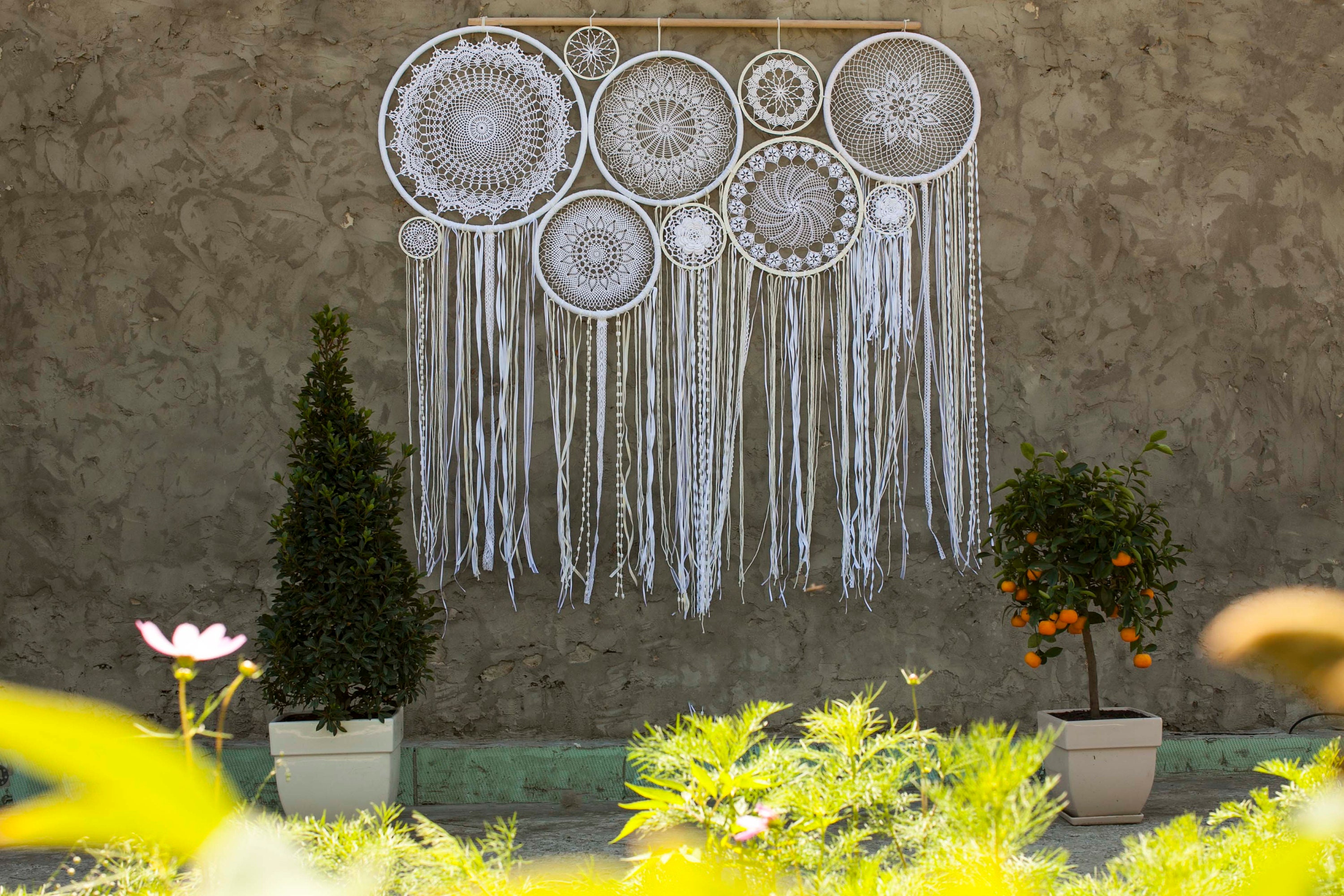 Dreamcatcher Backdrop Dream Catcher Wall Hanging Wedding Etsy