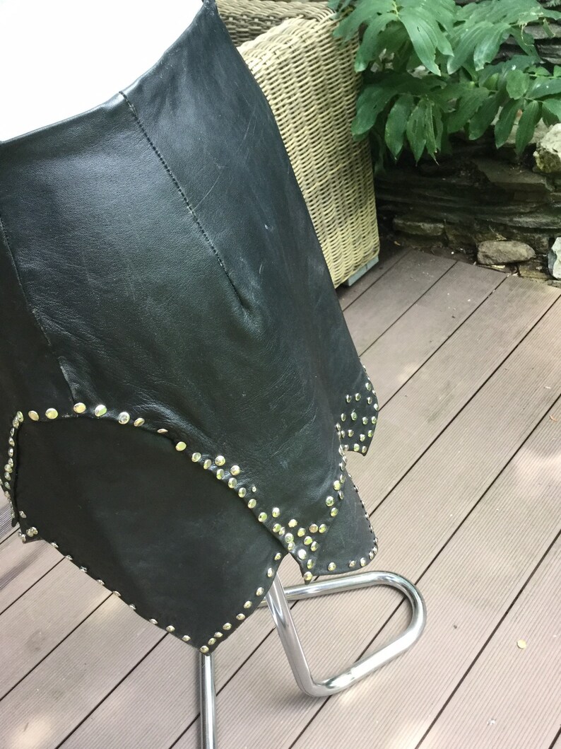 handmade leather skirt