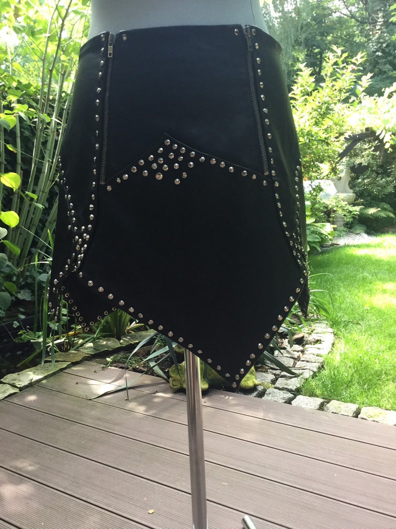 handmade leather skirt