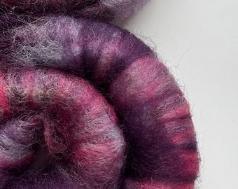 Winterberry-Wool Rolags for felting and spinning