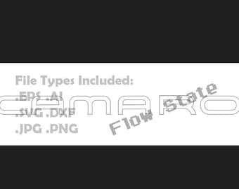 1982-1992 3rd Gen Camaro logo .Svg .Eps .Ai .Dxf . Jpg . Png