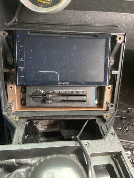 Durable Single Din Car CD Player Radio Stereo Dash Trim Storage Box Drawer