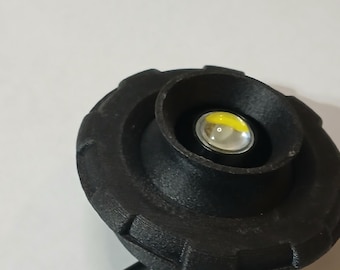3rd gen Camaro overhead console map light bezel with fish eye led.