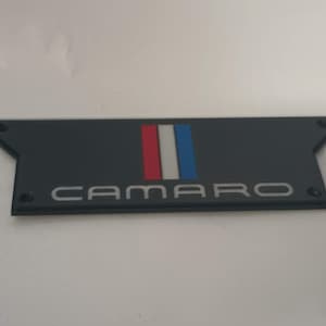 3rd Gen Camaro Ash Tray Replacement Plate Camaro Flag