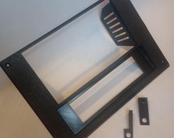 Custom 3rd Gen Camaro Double Din Bezel HVAC on bottom.