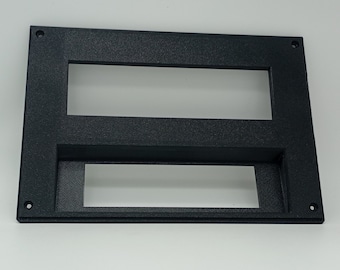 Kundenspezifische 3rd Gen Camaro Single Din Bezel HVAC auf Unterseite.
