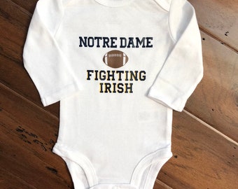 notre dame onesie