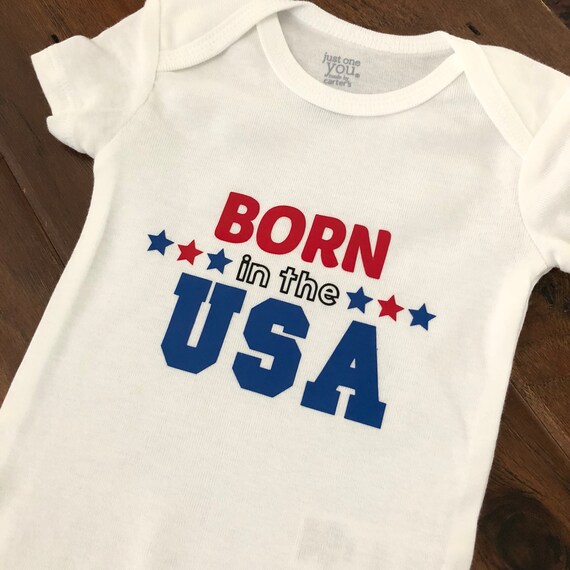 Born in the usa sale onesie