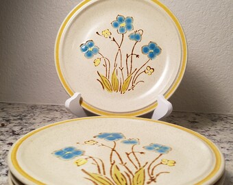 Set of 4 Hearthside Garden Festival Salad Plates