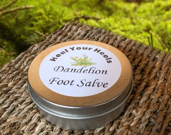 Dandelion Healing Foot Salve | Handcrafted