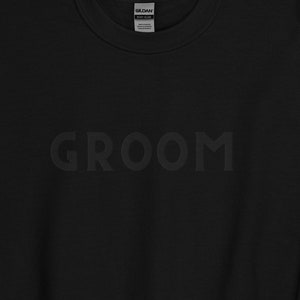 Groom Embroidered Sweatshirt
