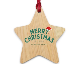 ケビン！ - ホームアローンのクリスマス映画 - 手作りの木製